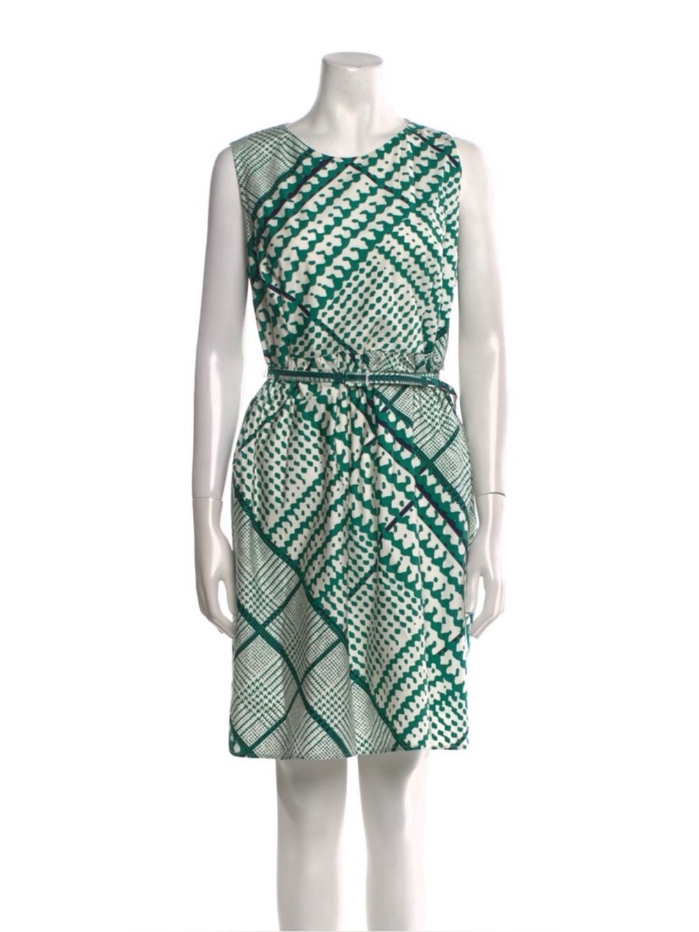 Silk Oscar de la Renta Dress Size 12 - Picture 2 of 10